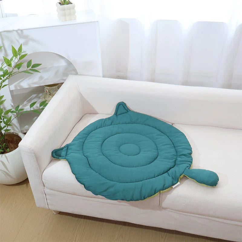Cat Face Pet Bed Mat